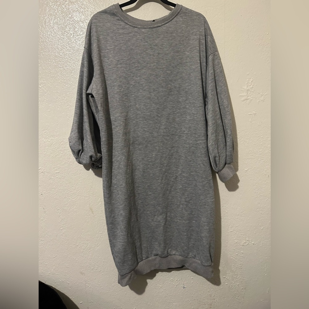 Gray Shein sweater dress